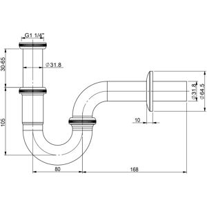 Sturotec STEAT008 Röhrensiphon - Siphon Sturotec STEAT008 Röhrensiphon - Siphon