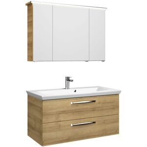 Pelipal Trentino Möbelset - Mineralmarmorwaschtisch, LED-Profil, 110cm Pelipal Trentino Möbelset - Mineralmarmorwaschtisch, LED-Profil, 110cm