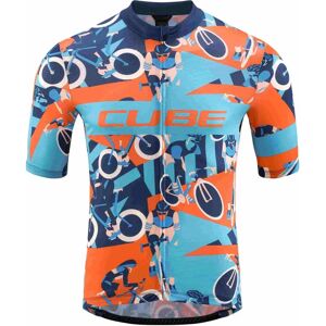 Cube Blackline Maillot Bleu S - Jersey - Publicité Cube Blackline Maillot Bleu S - Jersey - Publicité