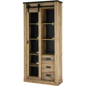 Höffner Sintra Holzfarbige Vitrine - Kommode & Sideboard Höffner Sintra Holzfarbige Vitrine - Kommode & Sideboard