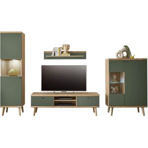 INOSIGN MAVAS Moderne Braune Wohnwand - Wohnwand INOSIGN MAVAS Moderne Braune Wohnwand - Wohnwand