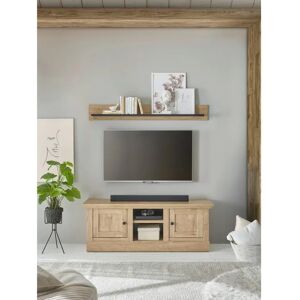 HOME AFFAIRE Cornwall Wohnzimmerwand - Landhausstil Braun HOME AFFAIRE Cornwall Wohnzimmerwand - Landhausstil Braun