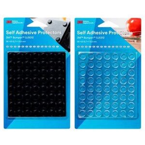 3M SJ5012SBL Furniture Protectors - Black - Vibration Damping 3M SJ5012SBL Furniture Protectors - Black - Vibration Damping