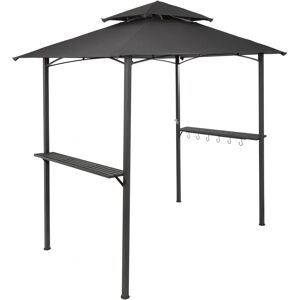 LIVARNO home Barbecuepaviljoen - Weerbestendig, 6 haken, UV-bestendig - Barbecue schuilplaats LIVARNO home Barbecuepaviljoen - Weerbestendig, 6 haken, UV-bestendig - Barbecue schuilplaats