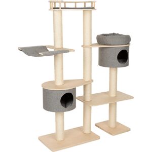 Modern Living Ferrara Scratching Tree - Light-grey - Cat Furniture for Multi-Cat Homes Modern Living Ferrara Scratching Tree - Light-grey - Cat Furniture for Multi-Cat Homes