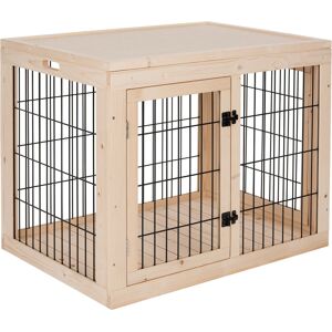 bitiba Jaula de madera Dog Palace para perros - 82 x 59 x 65,5 cm - Jaula para perros bitiba Jaula de madera Dog Palace para perros - 82 x 59 x 65,5 cm - Jaula para perros