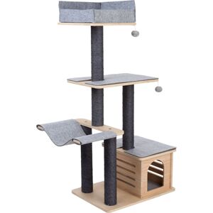 Modern Living Raleigh Grey Cat Tree - Climbing & Rest Modern Living Raleigh Grey Cat Tree - Climbing & Rest