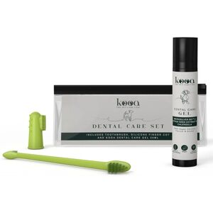 Kooa Dental Care Set - Toothbrush, silicone finger cot, vegan tooth gel - Dental Care Set Kooa Dental Care Set - Toothbrush, silicone finger cot, vegan tooth gel - Dental Care Set