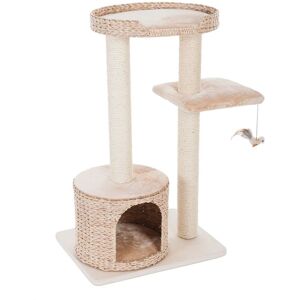 Zooplus Natural Home II Cat Tree - Beige - 99cm Zooplus Natural Home II Cat Tree - Beige - 99cm