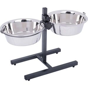 Bitiba Dog Bowl Stand with 2 Stainless Steel Bowls - 2 x 4.2 litre Bitiba Dog Bowl Stand with 2 Stainless Steel Bowls - 2 x 4.2 litre