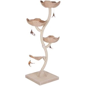 Árbol para gatos de agua-hyacinth de Zooplus - Crema - 183cm - Materiales naturales - Diseño estable - Para varias mascotas Árbol para gatos de agua-hyacinth de Zooplus - Crema - 183cm - Materiales naturales - Diseño estable - Para varias mascotas