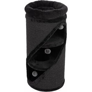 Zooplus Diogenes Diagonal Basic Cat Tower & Scratching Post - Black Zooplus Diogenes Diagonal Basic Cat Tower & Scratching Post - Black