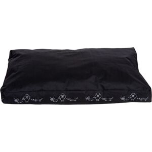 Zooplus Black Dog Cushion - 120x80x8cm - Waterproof & Removable Cover Zooplus Black Dog Cushion - 120x80x8cm - Waterproof & Removable Cover