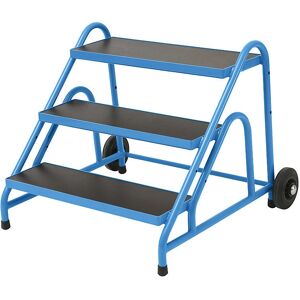 Eurokraft pro Escalera de 3 Peldaños Azul Claro - Escalera de Mano Eurokraft pro Escalera de 3 Peldaños Azul Claro - Escalera de Mano
