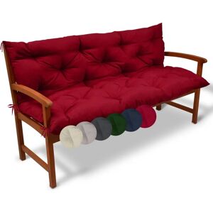 Beautissu - Cuscino con Schienale Flair BR - Supporto Imbottito Comodo - Rosso, 100x100x10 cm Beautissu - Cuscino con Schienale Flair BR - Supporto Imbottito Comodo - Rosso, 100x100x10 cm