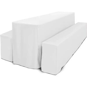 Beautissu - Modell - Weiß - Tischdecken-Set Beautissu - Modell - Weiß - Tischdecken-Set