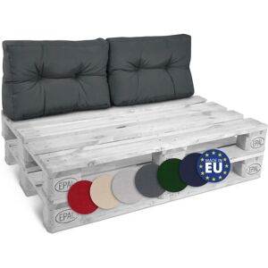Beautissu - Cuscini per pallet, divano - 60x40x10-20 cm - Grigio Beautissu - Cuscini per pallet, divano - 60x40x10-20 cm - Grigio