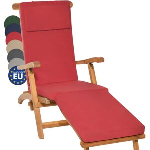 Cuscino da giardino Beautissu LoftLux dc - Rosso - 175x45x5 cm Cuscino da giardino Beautissu LoftLux dc - Rosso - 175x45x5 cm