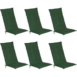 Cuscini da giardino Beautissu Loft HL - Set di 6, Schienale alto, Resistente ai raggi UV Cuscini da giardino Beautissu Loft HL - Set di 6, Schienale alto, Resistente ai raggi UV