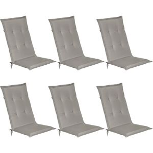 Beautissu Loft hl Kissen-Set - Hochlehner, UV-beständig - 120x50x6 cm Beautissu Loft hl Kissen-Set - Hochlehner, UV-beständig - 120x50x6 cm
