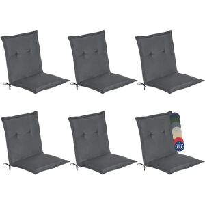 Set di 6 Cuscini Beautissu Loft - Sedie da giardino e sdraio - 100x50x6 cm Set di 6 Cuscini Beautissu Loft - Sedie da giardino e sdraio - 100x50x6 cm