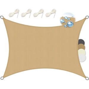 Sol Royal Tissu de voile d'ombrage rectangulaire - Protection extérieure - Publicité Sol Royal Tissu de voile d'ombrage rectangulaire - Protection extérieure - Publicité