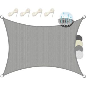 Sol Royal - Voile d'ombre rectangulaire 400x300cm - Protection UV - Publicité Sol Royal - Voile d'ombre rectangulaire 400x300cm - Protection UV - Publicité