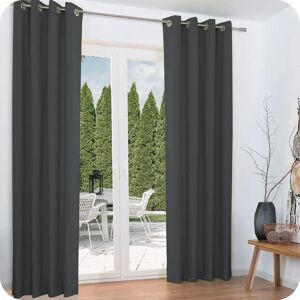 Tenda termica Beautissu Modello Amelie - 140x245cm - Antracite Tenda termica Beautissu Modello Amelie - 140x245cm - Antracite