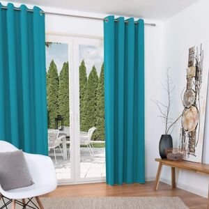 Tenda con occhielli Turchese - 140x245cm - Oscurante Tenda con occhielli Turchese - 140x245cm - Oscurante