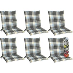 Cojines para sillas de jardín Beautissu Sunny bk - Pack de 6 Cojines para sillas de jardín Beautissu Sunny bk - Pack de 6