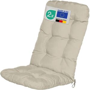 Coussins pour Chaises de Jardin à Dossier Haut - Lot de 2 - Publicité Coussins pour Chaises de Jardin à Dossier Haut - Lot de 2 - Publicité