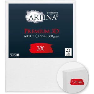 Ensemble de 3 toiles 3D Premium Artina - Châssis en Bois Solide - Publicité Ensemble de 3 toiles 3D Premium Artina - Châssis en Bois Solide - Publicité