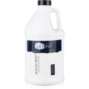 Artina Weiß Titan 2L Acrylfarbe - Schnelltrocknend, Hohe Deckkraft, Lichtbeständig Artina Weiß Titan 2L Acrylfarbe - Schnelltrocknend, Hohe Deckkraft, Lichtbeständig