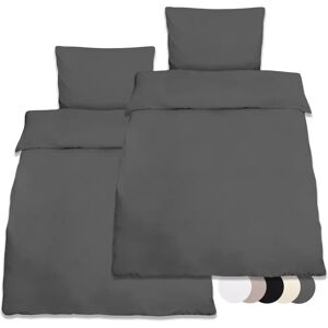 Set di biancheria da letto in cotone Beautissu con cerniera - Tutte le misure Set di biancheria da letto in cotone Beautissu con cerniera - Tutte le misure