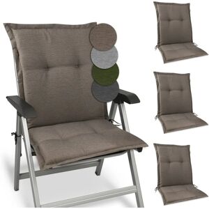 Beautissu HighLux nl Set di 4 Cuscini da giardino - Sostegno basso 105x50cm Beautissu HighLux nl Set di 4 Cuscini da giardino - Sostegno basso 105x50cm
