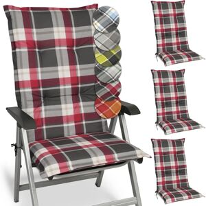 Set de 4 Cojines de Jardín Sunny - Respaldo Alto - Resistente UV Set de 4 Cojines de Jardín Sunny - Respaldo Alto - Resistente UV