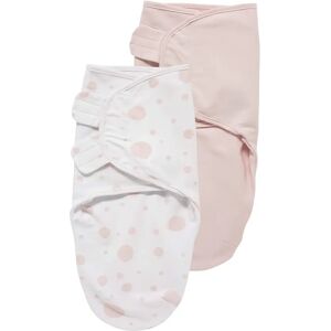 Set de 2 mantas de dormir Meyco Rosa/Gris Claro - Bebé Set de 2 mantas de dormir Meyco Rosa/Gris Claro - Bebé