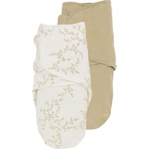 Meyco Swaddle Branches & Uni Sand 2-pack - Baby Wraps Meyco Swaddle Branches & Uni Sand 2-pack - Baby Wraps