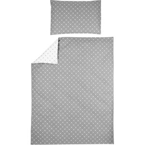 Meyco - MrsKeizer Bettwäsche Louis grau-weiss - Set di biancheria Meyco - MrsKeizer Bettwäsche Louis grau-weiss - Set di biancheria