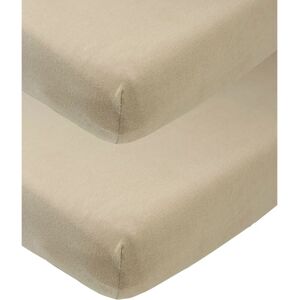 Meyco Taupe Jersey Fitted Sheet - Baby Bed Meyco Taupe Jersey Fitted Sheet - Baby Bed