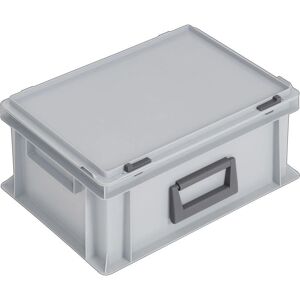 Lockweiler Boîte de rangement L400xB300xH183 - Gris - Plastique - Publicité Lockweiler Boîte de rangement L400xB300xH183 - Gris - Plastique - Publicité