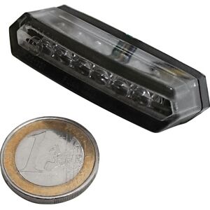 Highsider Malibu Luz Trasera LED - Compacta, Negra, E-marked Highsider Malibu Luz Trasera LED - Compacta, Negra, E-marked