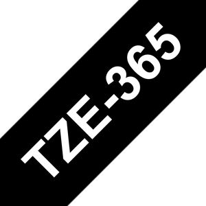 Brother TZE365 Bandă pentru etichete - 36mm, 8m, Alb pe negru Brother TZE365 Bandă pentru etichete - 36mm, 8m, Alb pe negru