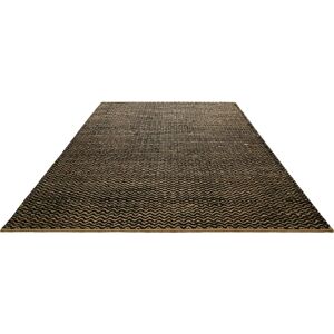Green Looop Naturfaser Kurzflor-Teppich - Beige/Schwarz - 130x190cm Green Looop Naturfaser Kurzflor-Teppich - Beige/Schwarz - 130x190cm