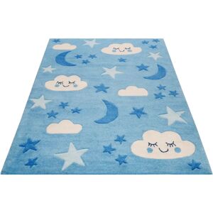 SMART KIDS LaLeLu Blauer Kinderteppich - Traumhimmel - Kinderteppich SMART KIDS LaLeLu Blauer Kinderteppich - Traumhimmel - Kinderteppich