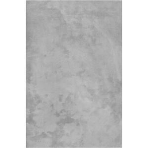 Wecon Home Alfombra gris de pelo largo - Alfombra Wecon Home Alfombra gris de pelo largo - Alfombra