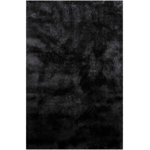 Homie Living Schwarzer Hochflor Mikrofaser-Teppich - Teppich Homie Living Schwarzer Hochflor Mikrofaser-Teppich - Teppich