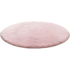 HOMIE LIVING Porto Azzurro Badteppich - Rund 90cm, Rosa, Polyester HOMIE LIVING Porto Azzurro Badteppich - Rund 90cm, Rosa, Polyester