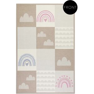 Esprit Lovely Rainbow Kinderteppich - 70x140 cm, 10mm, Beige - Kinderzimmerdeko Esprit Lovely Rainbow Kinderteppich - 70x140 cm, 10mm, Beige - Kinderzimmerdeko