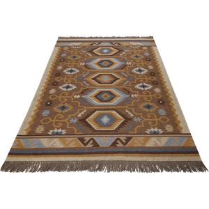 Green Looop Valere Wollteppich - Boho, Handgewebt, 80x150cm Green Looop Valere Wollteppich - Boho, Handgewebt, 80x150cm